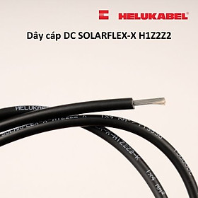 Dây cáp DC HELUKABEL SOLARFLEX-X H1Z2Z2-K | Black | 1 x 4 mm²