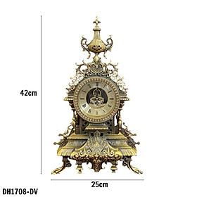 Mua Đồng hồ để bàn thuần đồng mang phong cách tân cổ điển DH1708-DV