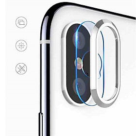 Combo Kính Cường Lực và Vòng Bảo Vệ Camera cho iPhone X, Xs Max