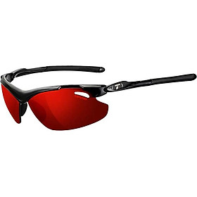 Kính mát thể thao Unisex Tifosi Tyrant 2.0 - Gọng Gloss Black, Bộ 3 tròng Clarion Red / AC Red / Clear