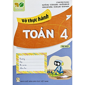 Sách - Combo 2 cuốn Vở thực hành Toán lớp 4 tập 1+2 (Kết nối tri thức với cuộc sống)