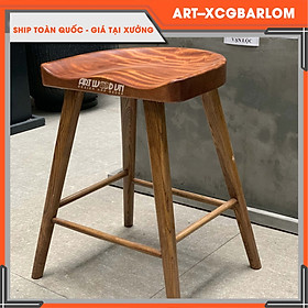 Mua GHẾ BAR KHOÉT LÕM GỖ XÀ CỪ TỰ NHIÊN KIỂU CÁCH ĐỘC NHẤT