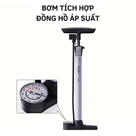 Bơm Xe Đạp Deli Đạp Chân, Tay Chính Hãng - Siêu Nhẹ, Dễ Dàng Di Chuyển - Áp Suất Cao - DL880002|4|5|6
