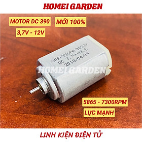 Mua Motor mini 390 DC 3 7V 12V lực mạnh tốc độ 5865 - 7300 RPM cho máy làm tóc tông đơ máy cạo râu thiết bị làm đẹp - HM0011