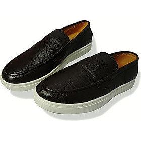 Giày lười nam happyshoes da bò thật - hs340