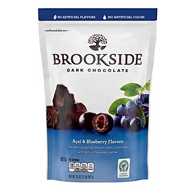 Kẹo Socola đen nhân Việt Quất Brookside Dark Chocolate của Mỹ 907g (Mẫu mới)