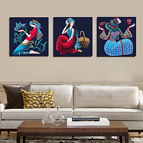 Mua Bộ tranh cô gái dân tộc
