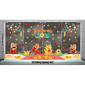 Mua DECAL TRANG TRÍ TẾT 2024 CHO CỬA KÍNH KHÁCH SẠN