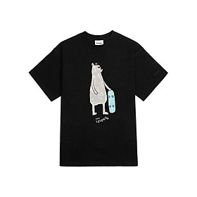 Áo thun levents "my animals" series bear/ black