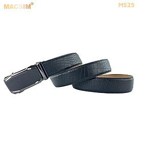 Thắt lưng nam da thật cao cấp nhãn hiệu Macsim MS25