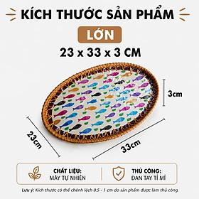 Mua Khay Mây Ovan Khảm Trai Cá Cầu Vồng – Hàng Thủ Công Mỹ Nghệ Việt Nam