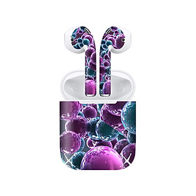 Mua Miếng dán skin chống bẩn cho tai nghe AirPods in hình thiết kế - atk255 (bản không dây 1 và 2)