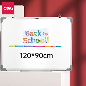Bảng từ trắng treo tường viết bút lông Deli Nhiều kích cỡ - Dùng Cho Văn Phòng, Trường Học, Tập Vẽ, Ghi Chú Công Thức Nấu Ăn, Trang Trí Nhà Cửa
