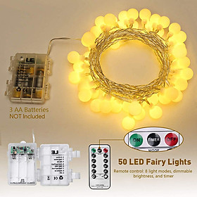 100 LEDs Globe String Lights with Remote Control Christmas Decoritiver Ball Lights Indoor Outdoor Waterproof Commercial