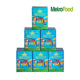 Lốc 6 hũ yến KIDS PLUS 25% (Hũ 70ml) - Yến QUEENNEST