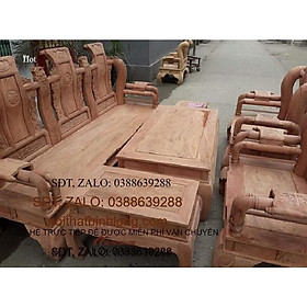 Mua Bàn ghế tần thủy hoàng gỗ gõ tay 12 bàn đục đẹp