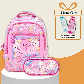 Combo Ba Lô Activego + Bóp Viết Bestie Forever Clever Hippo - Trung Học (Tặng Kèm Bình Nước 500ml)