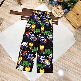 Quần Hoạt Hình Dài Iron Man Ống Rộng Cartoon Pant V2 Oversize Ulzzang Unisex - MM