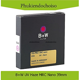 Kính lọc B+W XS-Pro Digital 010 UV-Haze MRC nano - Hàng chính hãng