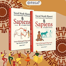 Sapiens - lược sử loài người bằng tranh tập 1 và tập 2