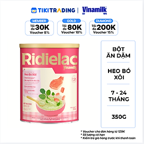 Bột ăn dặm Heo bó xôi Ridielac HT 350g