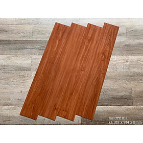Mua Sàn nhựa giả gỗ Hàn Quốc bóc dán. 1 mét x 7 thanh