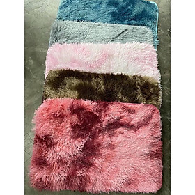 Mua Thảm Lông Lau Chân Siêu Thấm Kích Thước 40x60cm - Màu Hồng