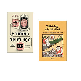 Combo 2 cuốn sách: 50 ý tưởng triết học + Tôi tư duy vậy thì tôi vẽ