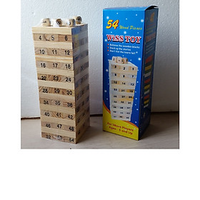 Đồ chơi rút gỗ thông minh cho bé 54 thanh loại to