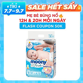 Tã Dán Cao Cấp Moony Nhật Bản S84 84 Miếng-HÀNG NHẬP KHẨU