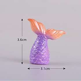 Mô hình nàng tiên cá, hải đăng, cá heo, cây dừa trang trí tiểu cảnh, bể thủy sinh, DIY