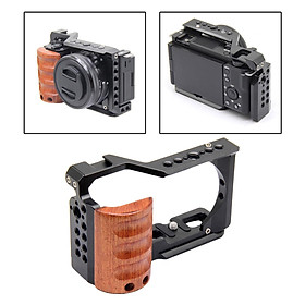 Cage with Wooden Handle Grip Aluminum Alloy Accessories for   Zv-E10