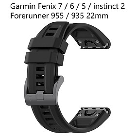 Dây Đeo Cho Đồng Hồ Garmin Fenix 7 / instinct / instinct 2 / Fenix 6 / Fenix 5 / Forerunner 955 / 935 Rộng 22mm