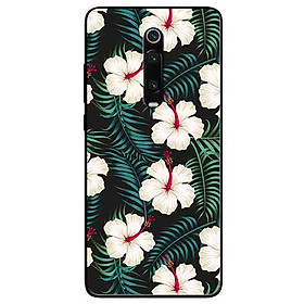 Ốp lưng in cho Xiaomi K20/ K20 Pro/ Mi 9T Mẫu Hoa Trắng