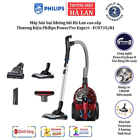 Mua Máy hút bụi không túi cao cấp Philips PowerPro Expert FC9735/81 Công nghệ PowerCyclone 8 - HÀNG NHẬP KHẨU