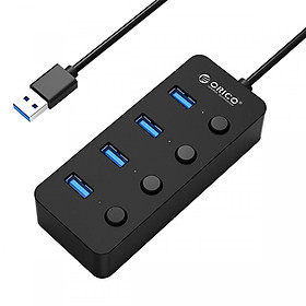 Hub USB 3.0 Orico 4 Cổng W9PH4 - Hàng Chính Hãng