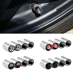 4 nắp Van khí bằng đồng cho lốp xe hơi Volkswagen VW BMW Benz