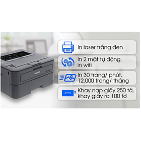 Mua Máy in Laser Brother HL-L2366DW (kết nối Wifi)- Hàng chính hãng