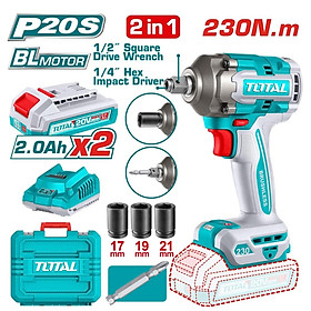 Mua MÁY BẮN BU LÔNG PIN 20V LỰC 230NM ĐẦU 2 TRONG 1 TIWLI20236 TOTAL - HÀNG CHÍNH HÃNG
