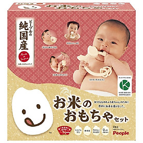 Bộ Gặm Nướu Bằng Gạo Nhật Bản từ PEOPLE | Hương gạo & vị gạo trong từng sản phẩm 100% Made in Japan KM020