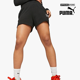 PUMA - Quần shorts tập luyện nữ lưng thun Classics Pintuck 538077-0