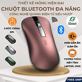 Mua Chuột Bluetooth Không Dây Pin Sạc M500 Wireless 2 Chế Độ  Thiết Kế Mỏng Nhẹ-Hàng Chính Hãng