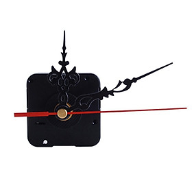 Wall Clock  Movement Mechanism Repair Set DIY Hands Black Parts Tool