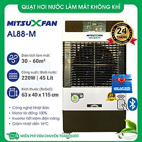 Mua Quạt Làm Mát Không Khí MitsuXFan Series Thương Mại  HoReCa (AL66  AL68  AL88 -E-B-M)  Diện tích 25-60m²  Giảm nhiệt đến 16°C  Công nghệ Nhật Bản  Có hộp gel đá khô - Hàng Chính Hãng