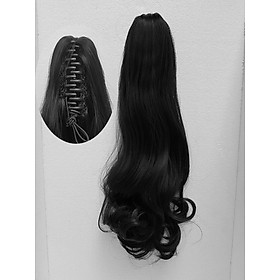 Tóc giả ngoạm kẹp N144 dài 45-47cm ❤️FREESHIP❤️ Ngoạm kẹp tóc giả, quặm tóc giả, tóc giả nữ kẹp ngoạm