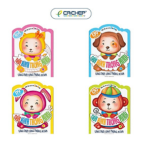 Combo 4 cuốn Dán Hình Thông Minh