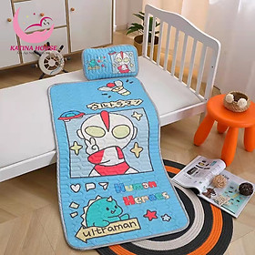 Chiếu điều hòa cho bé cao su non 5D, 60x120cm, chiếu mềm mát, thấm hút tốt giúp bé ngủ ngon