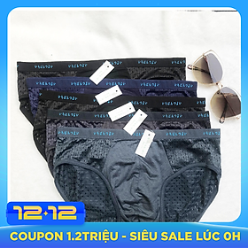 Combo 4 Quần Lót Nam Xuất Nhật - Quần Sịp Nam Thông Hơi Cao Cấp - Chất Liệu Mềm Mịn Mát Lạnh