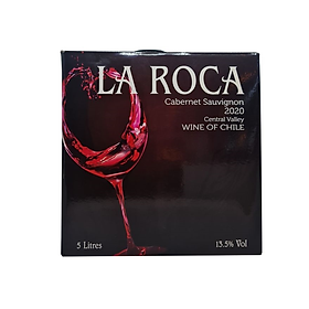 Mua  Vang bình  Rượu vang bịch Chile La Roca đỏ