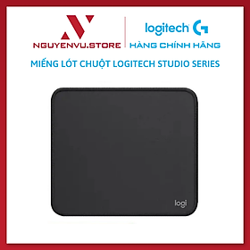 Lót chuột Logitech Mouse Pad - Đế cao su chống trượt, lướt dễ dàng, bề mặt chống đổ tràn, bền bỉ, nhỏ gọn - Màu